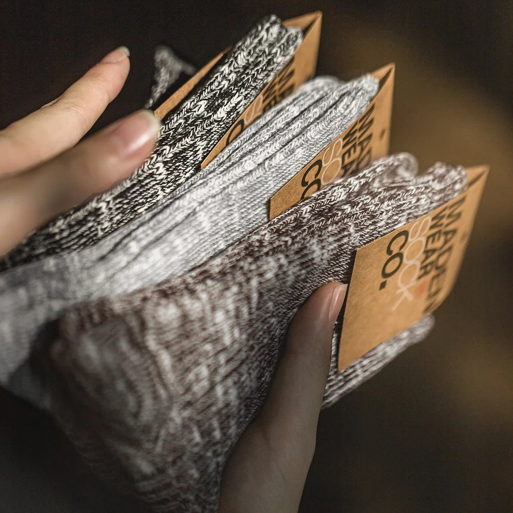 Bamboo socks Brown (3 Pairs)