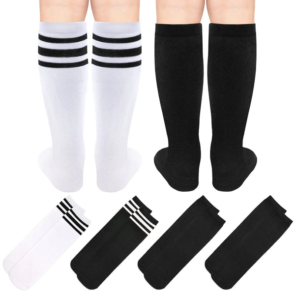 4 Pairs Kids Soccer Socks