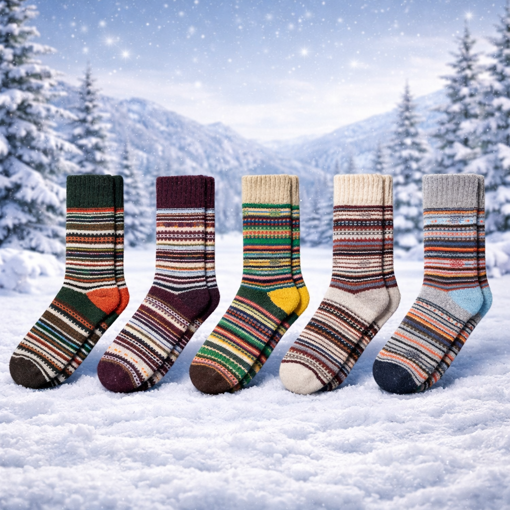 ODO- Socks for Men & Women(5 pairs)