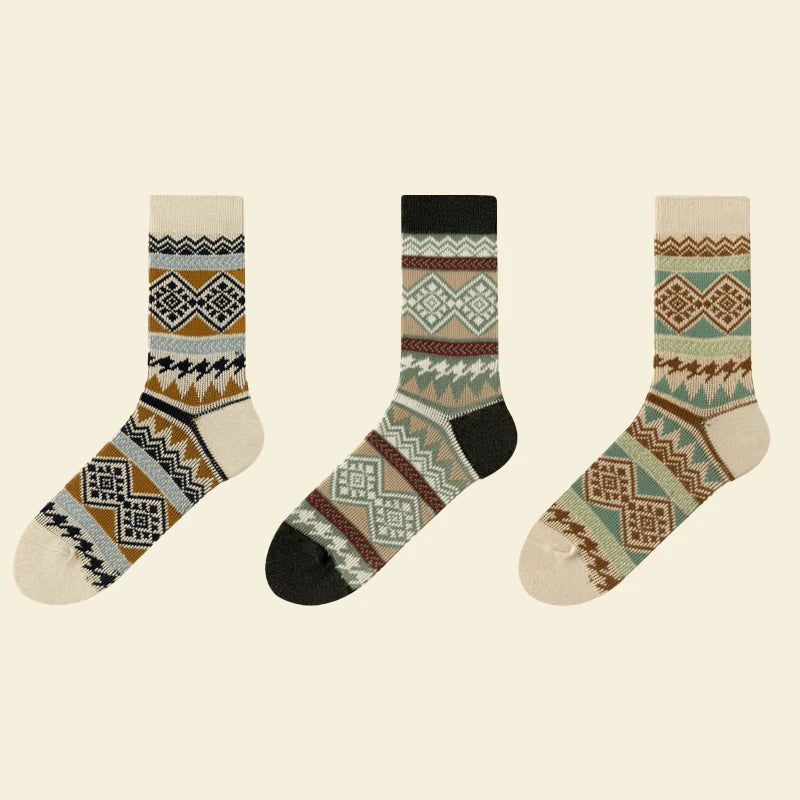 Classic design socks3 (3 pairs)